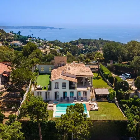 Exclusive Au Sommet De Cannes, 8 Chambres, Double Piscine, Vue Sur La 别墅