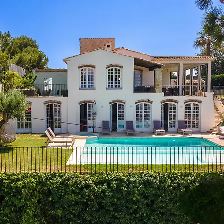 别墅 Exclusive Au Sommet De Cannes, 8 Chambres, Double Piscine, Vue Sur La